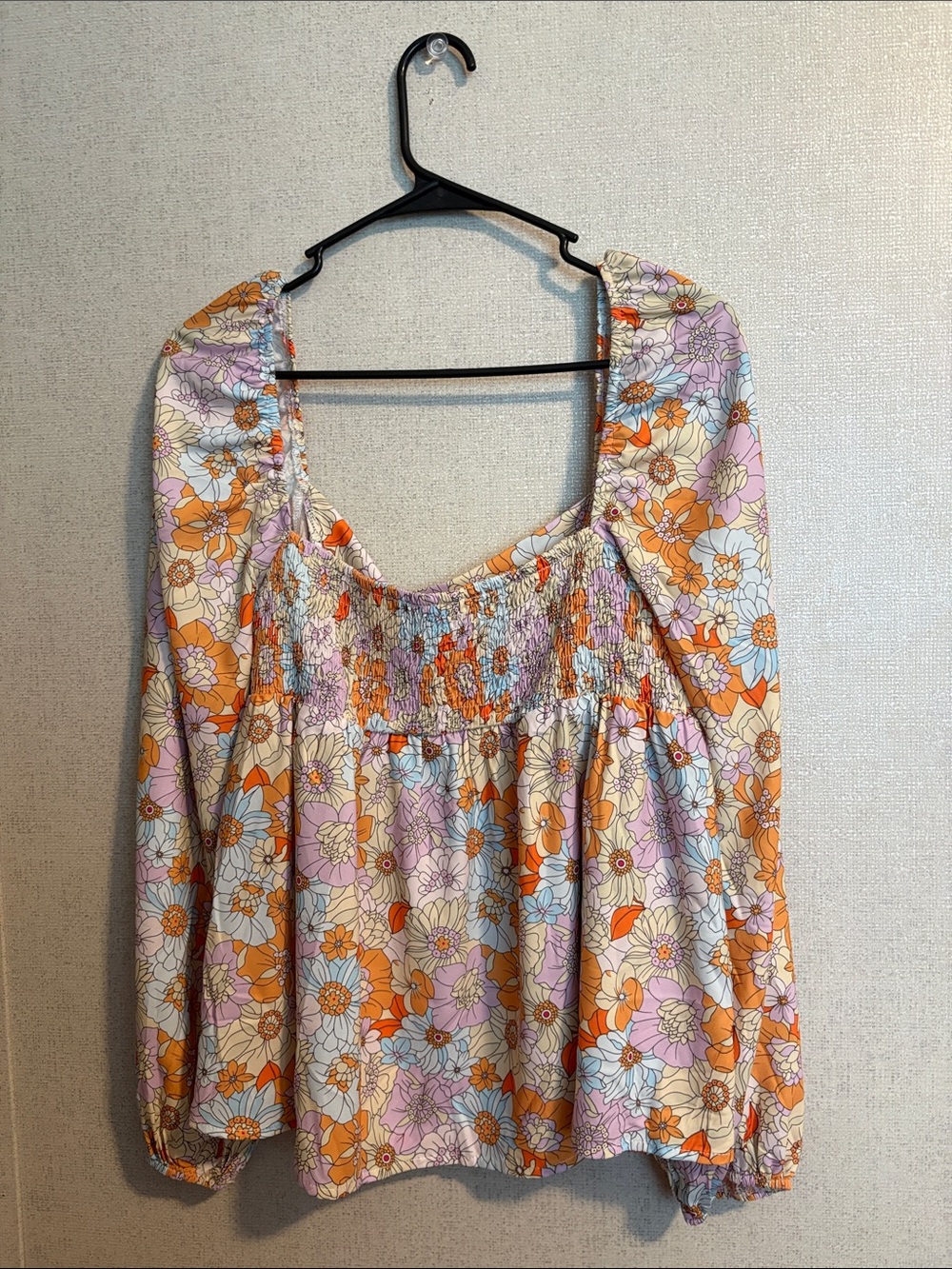 Floral Babydoll Top - Picture 2 of 5